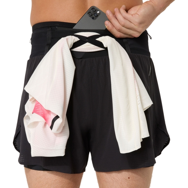 ASICS Fujitrail Elite 5in Shorts - Performance Black