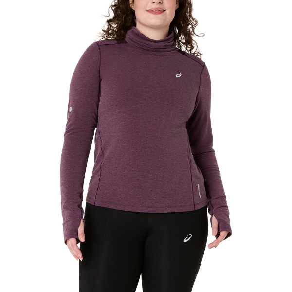 Women's Running Shirt ASICS Nagino Shirt  Dark Aubergine 2012D493500