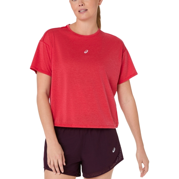 Women's Running T-Shirts ASICS Nagino TShirt  Speed Red 2012D543600