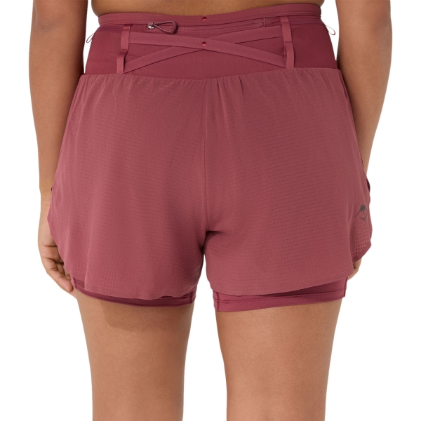 ASICS Fujitrail Elite 4in Shorts - Brisket Red