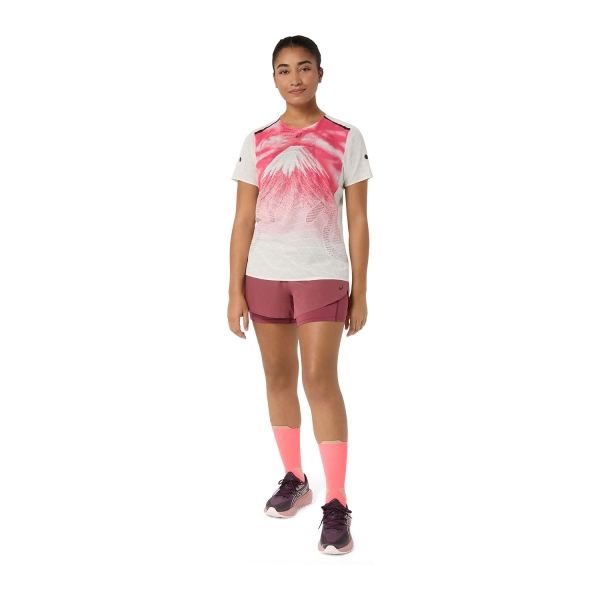 ASICS Fujitrail Elite 4in Shorts - Brisket Red