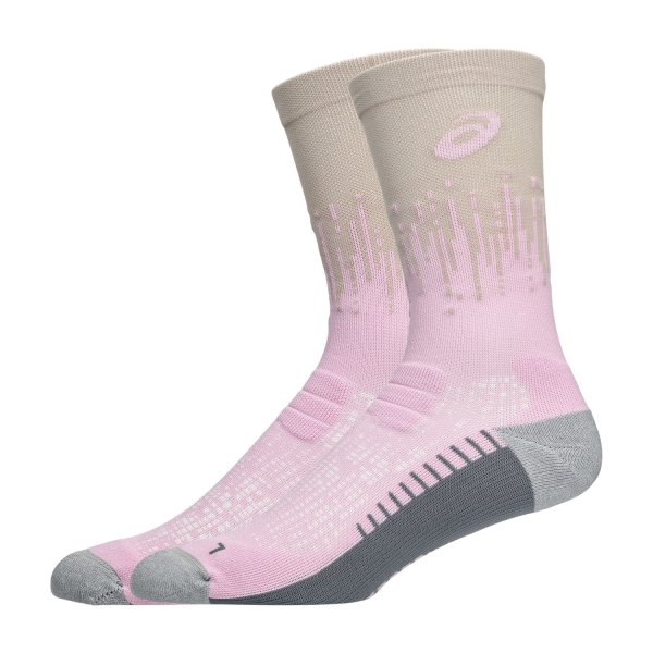 ASICS Performance Run Crew Graphic Socks - Hazy Lilac/Rose Dust