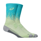 ASICS Performance Run Crew Graphic Socks - Illuminate Yellow/Energy Aqua