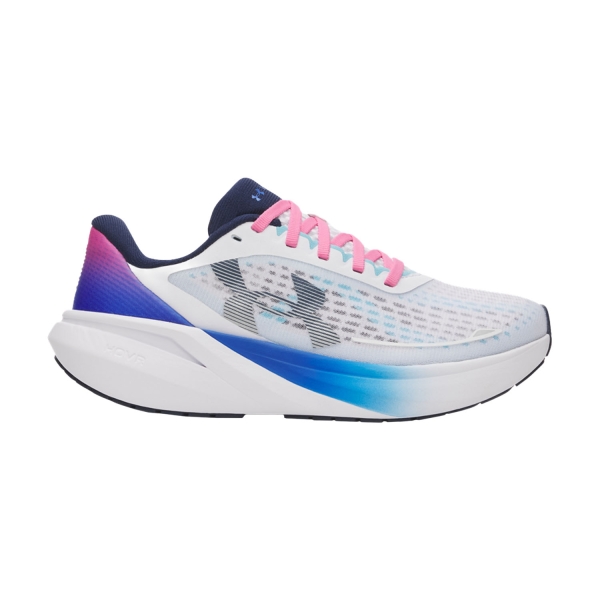 Women's Neutral Running Shoes Under Armour Velociti Pace  White/Team Royal/Metallic Academy 60091080106
