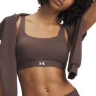 Under Armour Effortless High Sports Bra - Peppercorn/Kona Brown