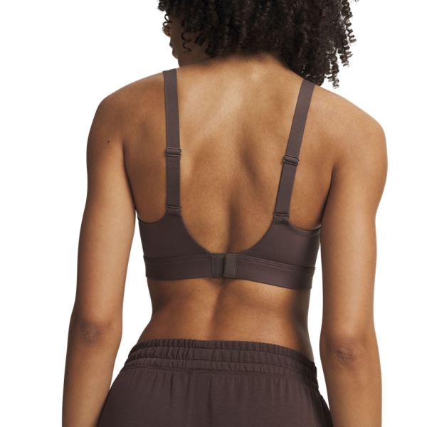 Under Armour Effortless High Sports Bra - Peppercorn/Kona Brown