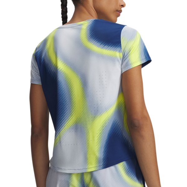 Under Armour Velociti Pro Print T-Shirt - Blackout Navy/Reflective
