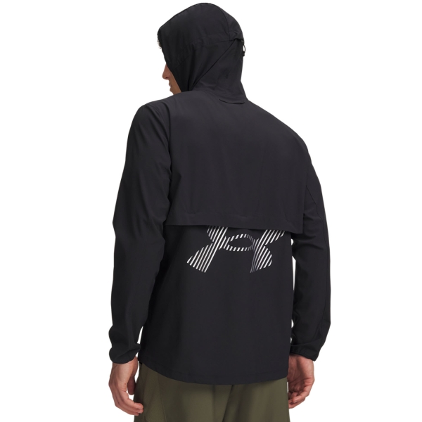 Under Armour Velociti Storm Graphic Jacket - Black/Reflective