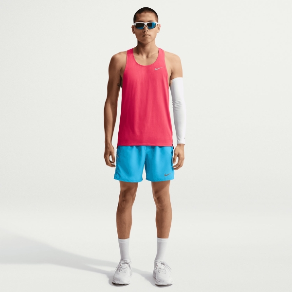 Nike Dri-FIT Fast Top - Fusion Red/Reflective Silver