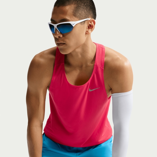 Nike Dri-FIT Fast Top - Fusion Red/Reflective Silver
