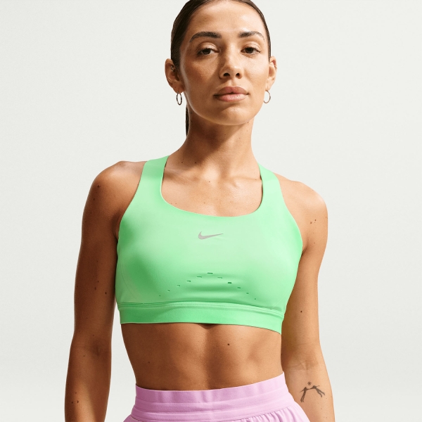 Nike Swift Sports Bra - Illusion Green/Reflective Silver