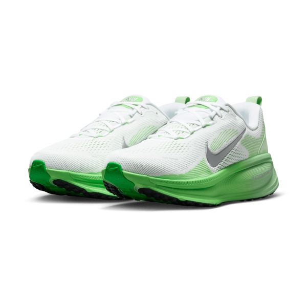 Nike Vomero 18 - White/Metallic Silver/Illusion Green