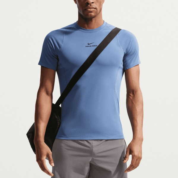 Men's Training T-Shirt Nike Pro TShirt  Indigo Storm/Black HV0409459