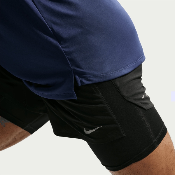 Nike Dri-FIT ADV Stride Shirt - Midnight Navy/Reflective Silver