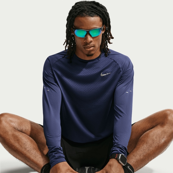 Nike Dri-FIT ADV Stride Shirt - Midnight Navy/Reflective Silver