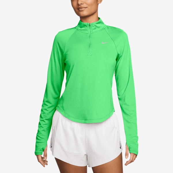 Women's Running Shirt Nike Tempo Swoosh Shirt  Illusion Green/White HV2842336