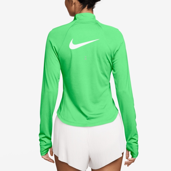 Nike Tempo Swoosh Shirt - Illusion Green/White