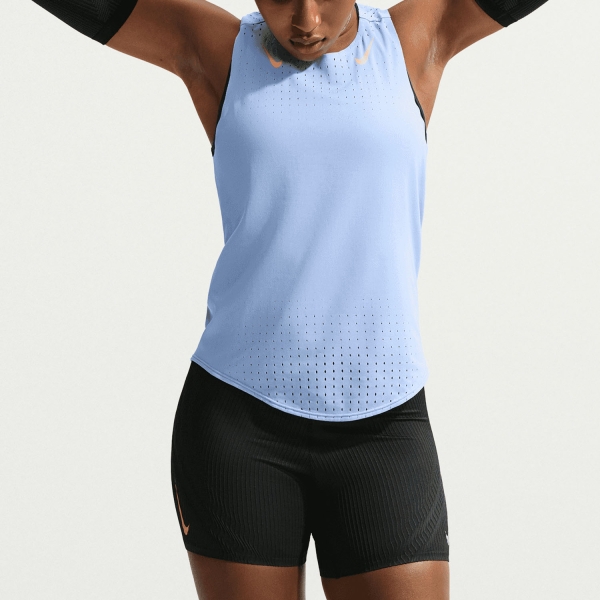 Women's Running Tank Nike AeroSwift DriFIT ADV Tank  Aluminum/Atomic Pink IF1252468