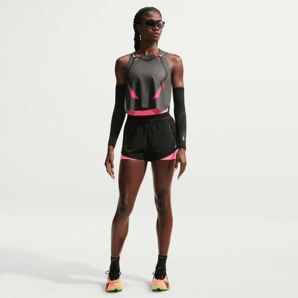 Nike AeroSwift Dri-FIT ADV Pro Tank - Iron Grey/Volt/White