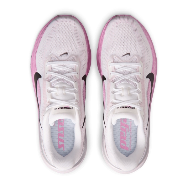 Nike Pegasus 42 Wide - White/Black/Light Magenta/Bleached Lilac