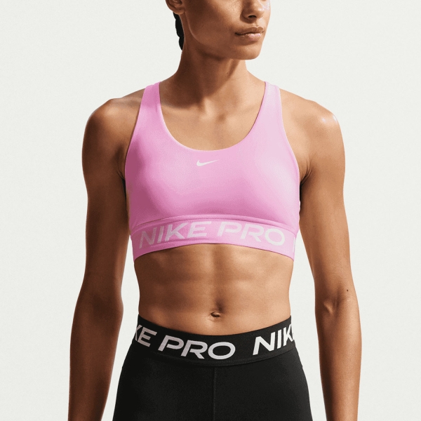 Women's Sports Bra Nike Pro 365 Sports Bra  Pink Rise/White IQ1035621