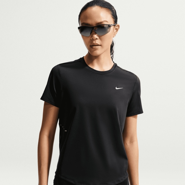 Nike Dri-FIT Swift T-Shirt - Black/Reflective Silver