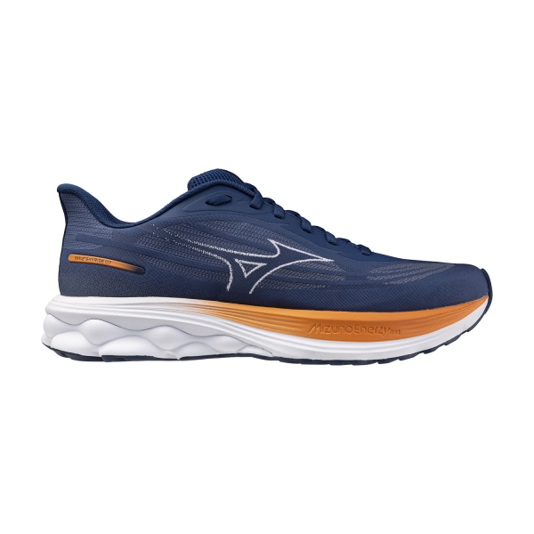 Men's Neutral Running Shoes Mizuno Wave Skyrise 7  Estate Blue/White/Coral Rose J1GC260905