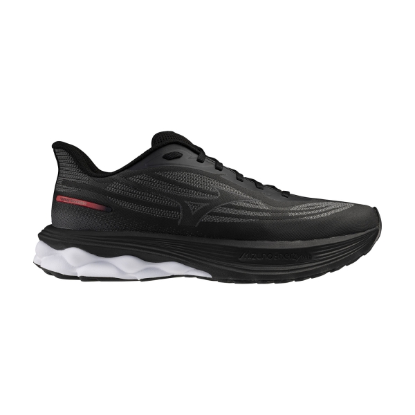 Men's Neutral Running Shoes Mizuno Wave Skyrise 7  Black/Iron Gate/Tomato Puree J1GC260954