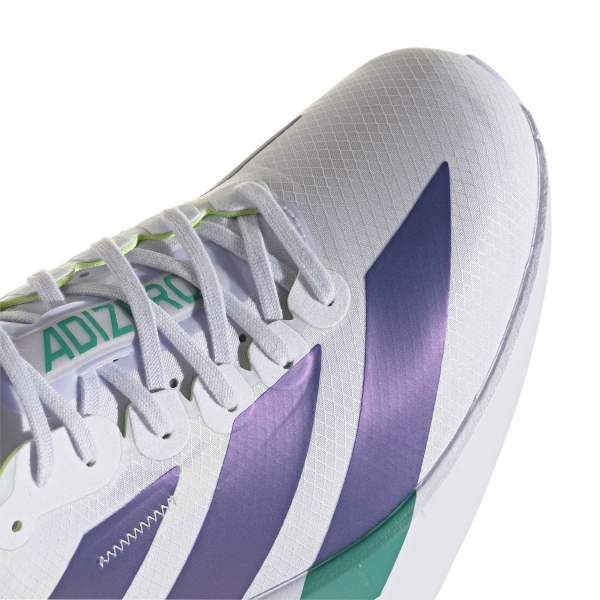 adidas ADIZERO adios Pro 4 - Frozen Purple/Solar Purple/Signal Green