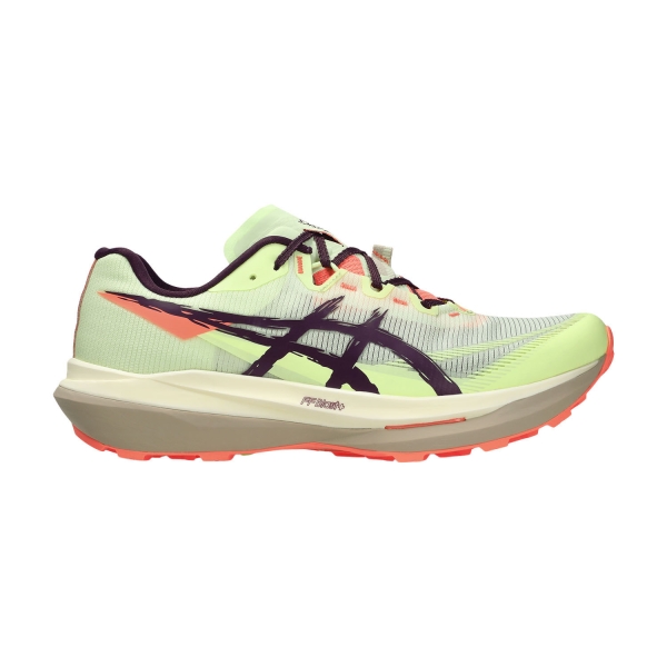 Men's Trail Running Shoes ASICS Fujispeed 4  Illuminate Yellow/Dark Aubergine 1013A179750