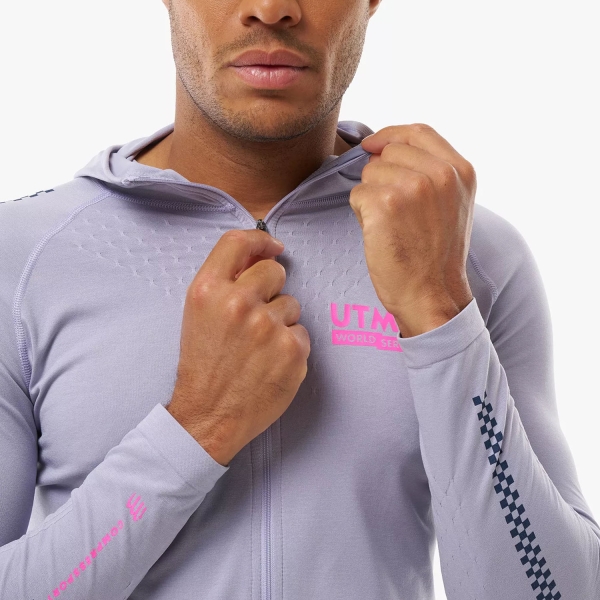 Compressport 3D Thermo UTMB Hoodie - Lavender