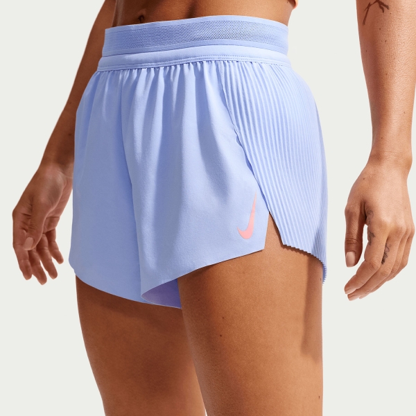 Women's Running Shorts Nike Aeroswift 3in Shorts  Aluminum/Black/White/Atomic Pink FN2328468