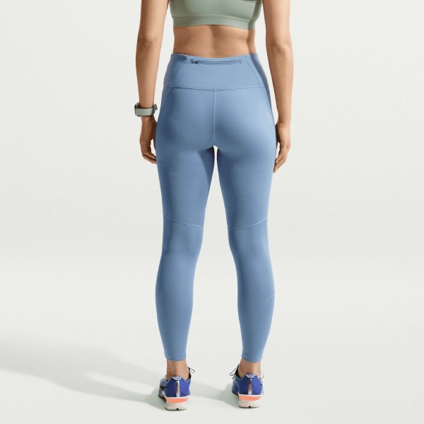 Nike Dri-FIT Tempo 7/8 Tights - Work Blue/Reflective Silver