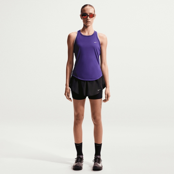 Nike Flow Pro 2 in 1 2.5in Shorts - Black/Reflective Silver