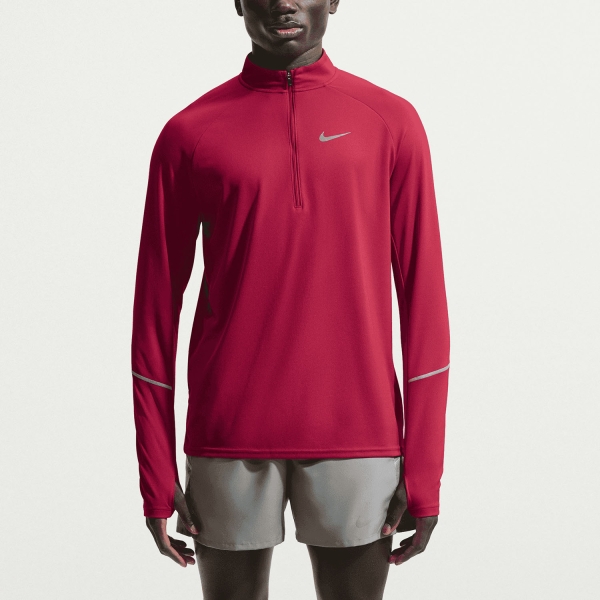 Men's Running Shirt Nike DriFIT UV Miler Shirt  Tough Red/Reflective Silver IF2084608
