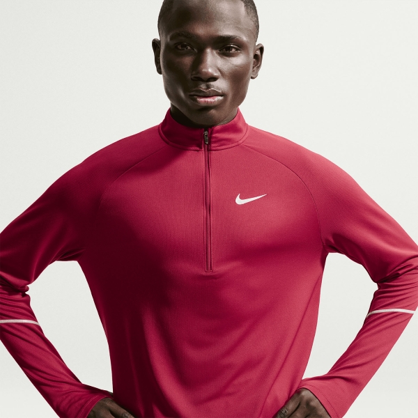 Nike Dri-FIT UV Miler Camisa - Tough Red/Reflective Silver