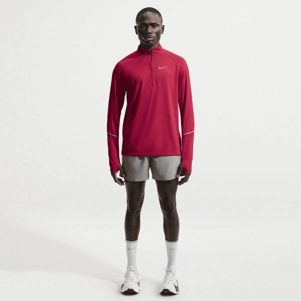 Nike Dri-FIT UV Miler Camisa - Tough Red/Reflective Silver