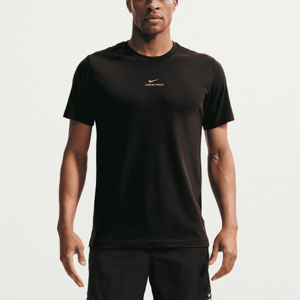 Men's Training T-Shirt Nike Pro DriFIT TShirt  Black/Hyper Pink IH1947011