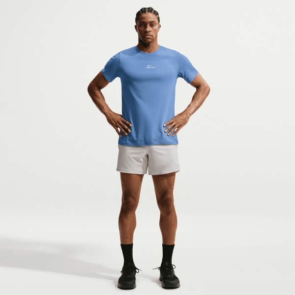 Nike Pro Dri-FIT T-Shirt - Indigo Storm/White