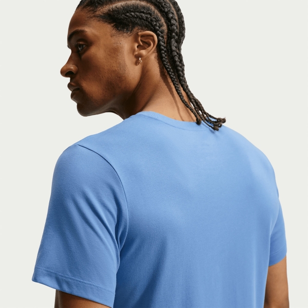 Nike Pro Dri-FIT T-Shirt - Indigo Storm/White