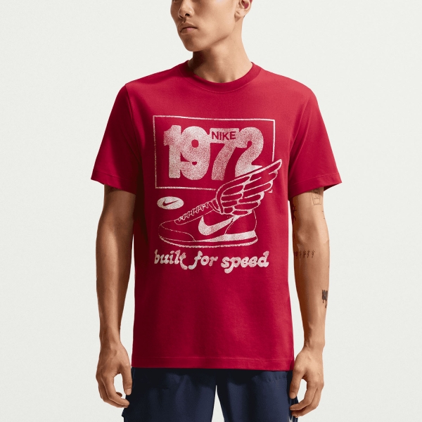 Men's Sportswear T-Shirt and Polo Nike DriFIT DNA TShirt  Tough Red/White IM5317608