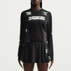 Nike Swift Graphic Shirt - Black/Iron Grey/Illusion Green/Reflective Silver