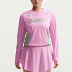Nike Swift Graphic Shirt - Pink Rise/Illusion Green/Sail/Reflective Silver