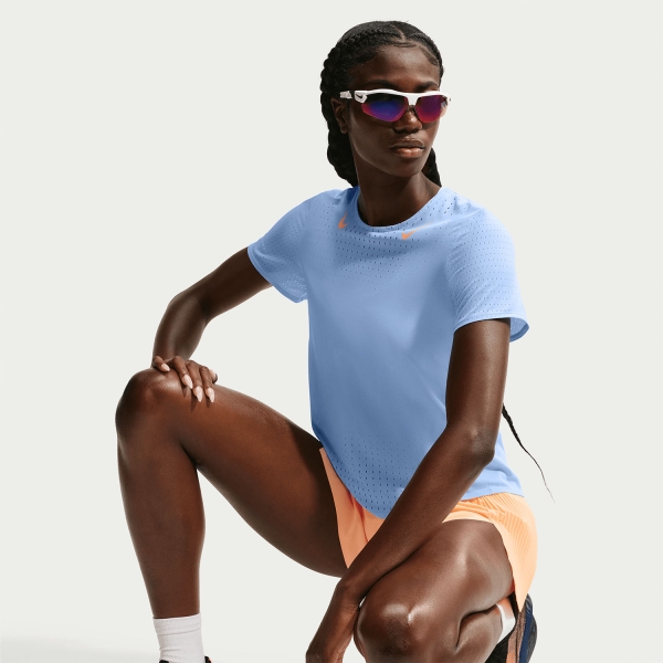 Nike Dri-FIT ADV AeroSwift T-Shirt - Aluminum/Atomic Pink