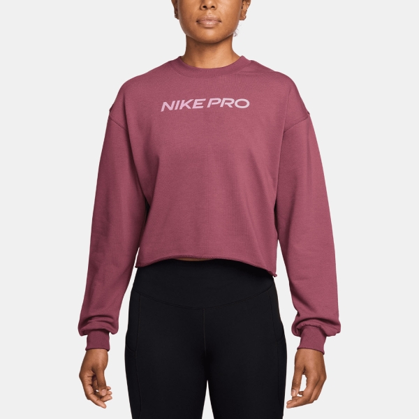 Women's Fitness & Training Shirt and Hoodie Nike DriFIT Pro Shirt  Pink Smoke/Bleached Lilac IM9956654