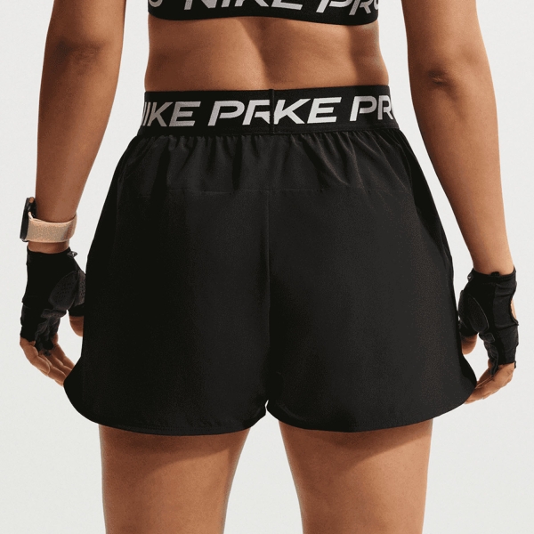 Nike Pro 2 in 1 3in Shorts - Black/White
