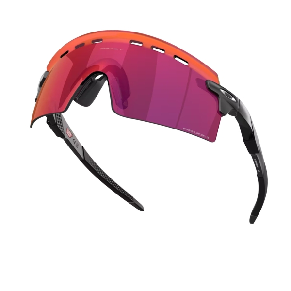 Oakley Encoder Strike Vented Sunglasses - Matte Black/Prizm Road