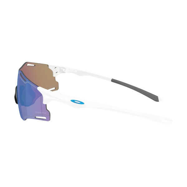 Oakley Cybr Zero Sunglasses - Polished White/Prizm Sapphire