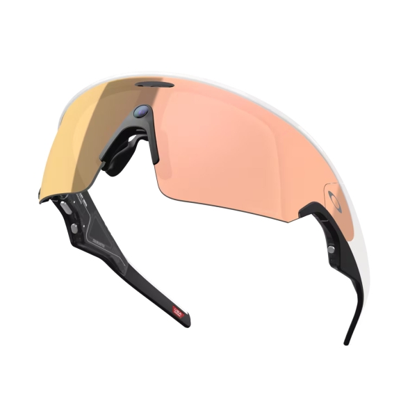 Oakley Meta Vanguard Sunglasses - White/Prizm Rose Gold