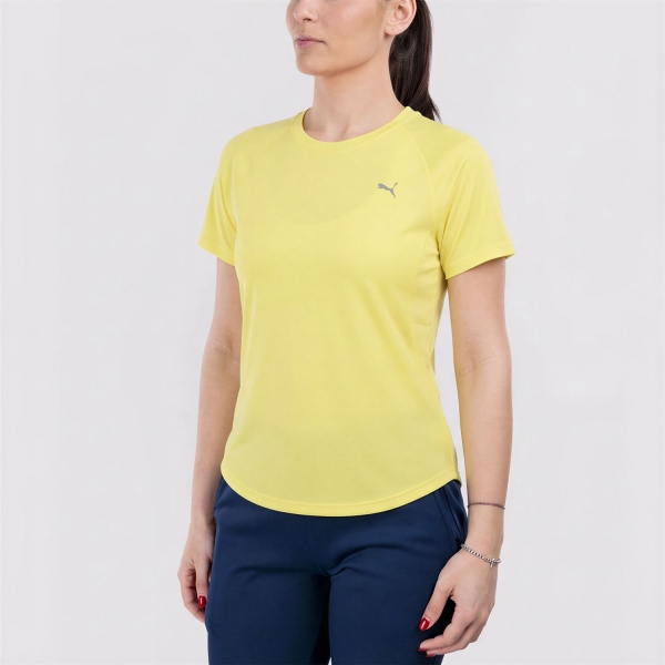 Women's Running T-Shirts Puma Velocity TShirt  Lemon Meringue 52657897